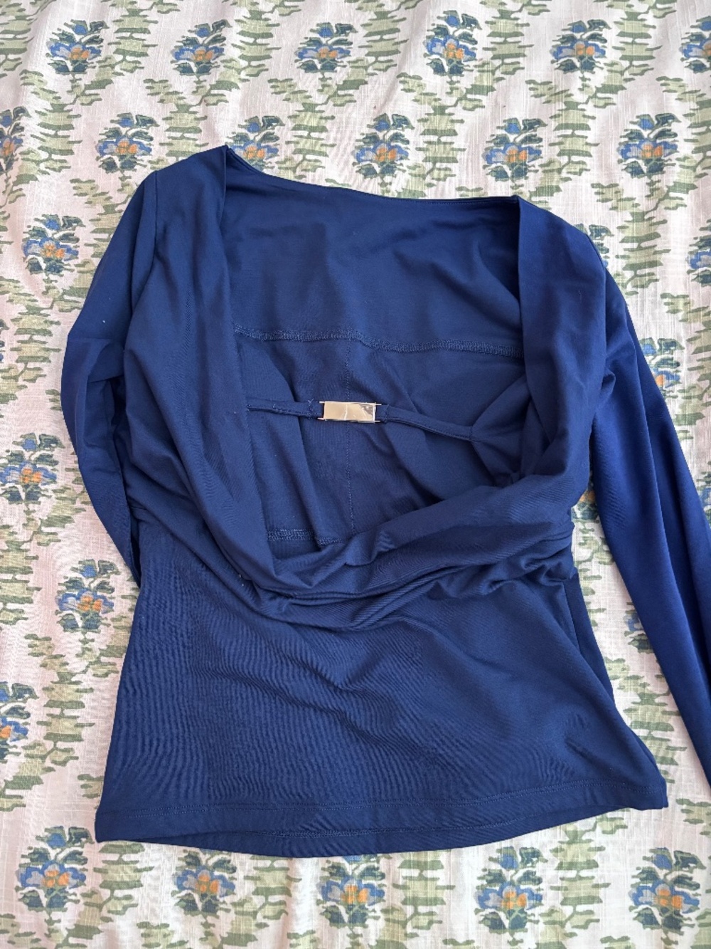 Backless Abercrombie Top Navy